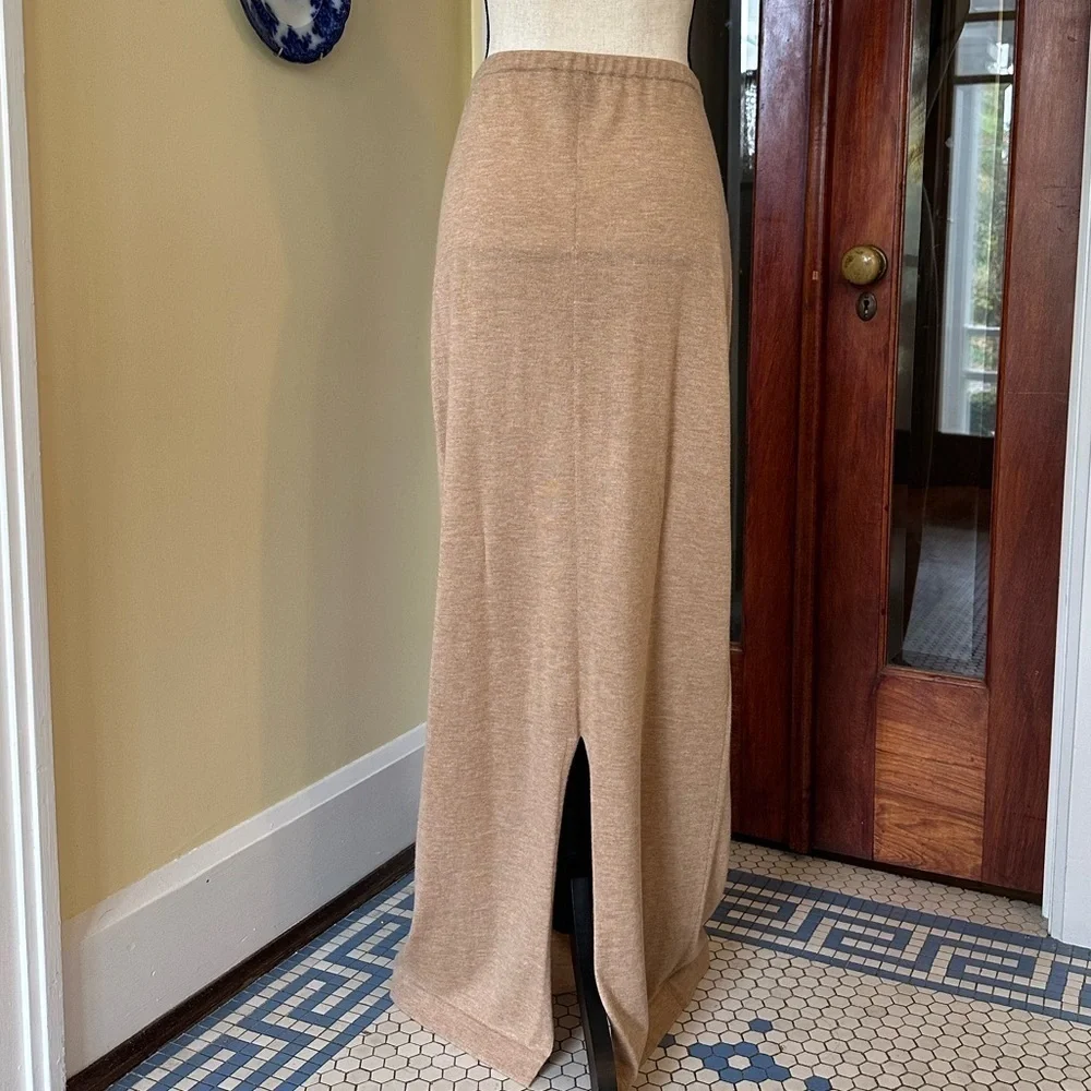 J. Crew | 75 Spring Street Featherweight Cashmere Column Skirt, Size XL